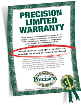 Precision Garage Door Warranty